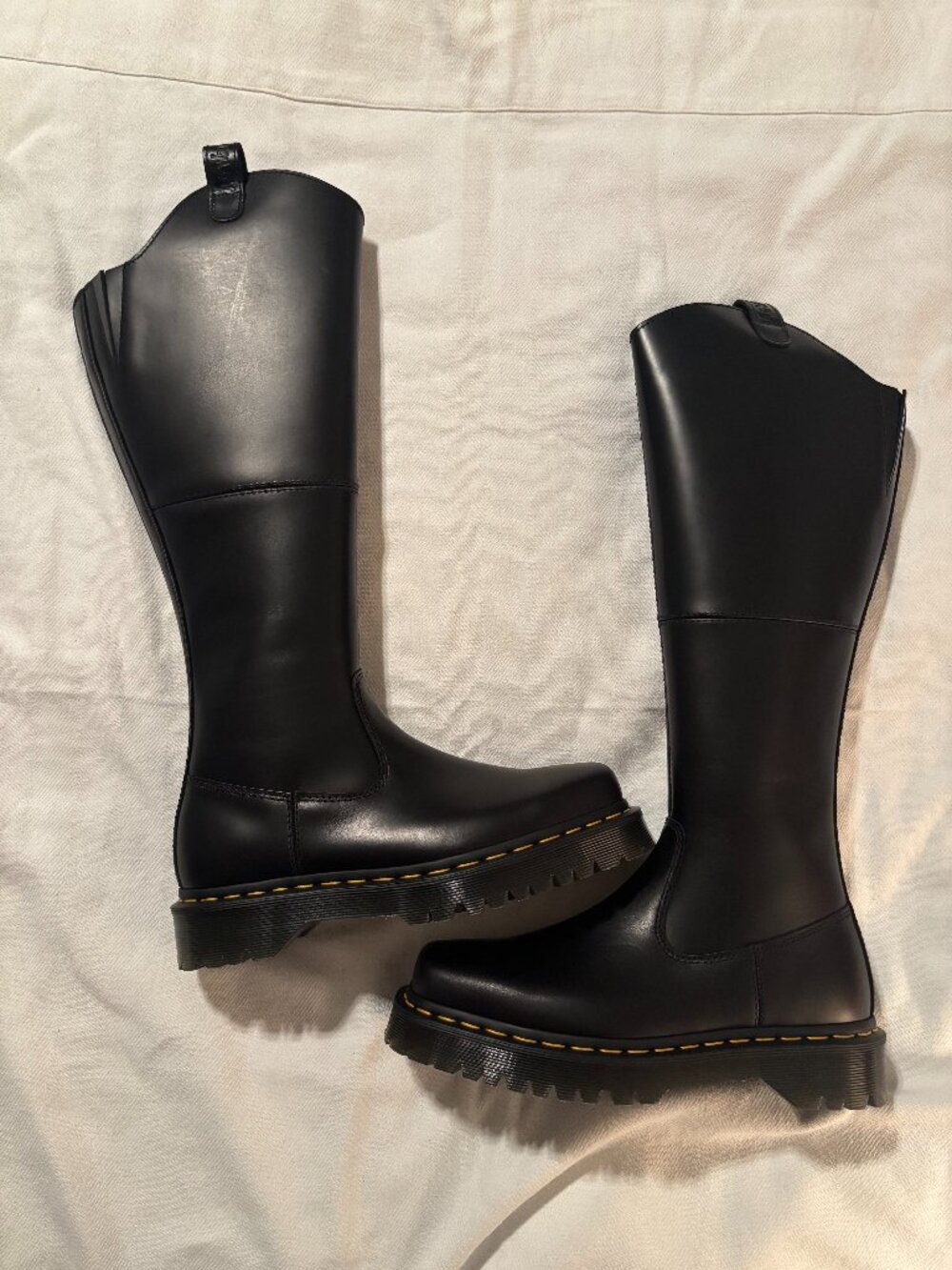 Dr. Martens Amaayah Knee High Orleans Leather Boots